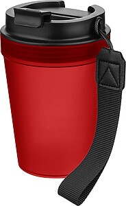 Travel drinking mug 350 ml Lush, red