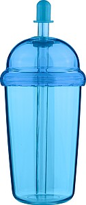 Travel drinking mug 500 ml Glow, light blue