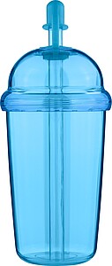 Travel drinking mug 500 ml Glow, light blue