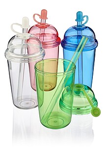 Travel drinking mug 500 ml Glow, light green