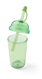 Travel drinking mug 500 ml Glow, light green