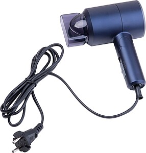 Travel hair dryer, navy heather