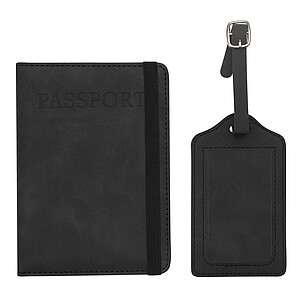 Travel set 2 pieces, grey