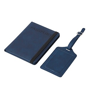 Travel set 2 pieces, navy blue
