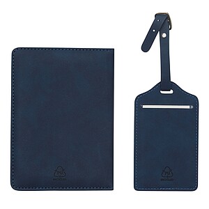 Travel set 2 pieces, navy blue