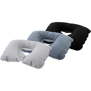Traveler inflatable pillow, black