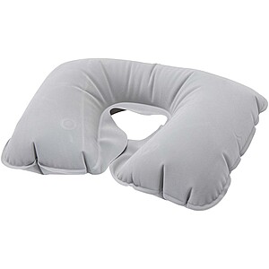 Traveler inflatable pillow, grey
