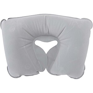 Traveler inflatable pillow, grey