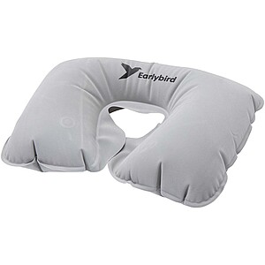 Traveler inflatable pillow, grey