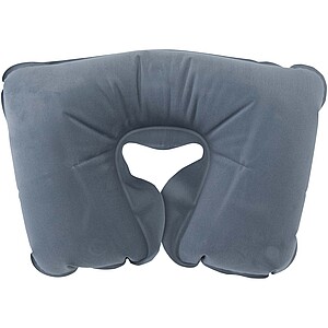 Traveler inflatable pillow, hale blue