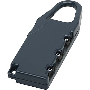 Traveler luggage lock, hale blue