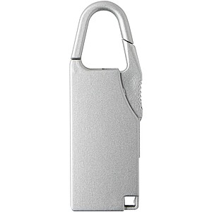 Traveler luggage lock, silver