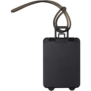 Traveler luggage tag, black