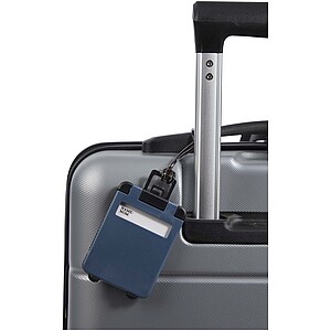 Traveler luggage tag, hale blue