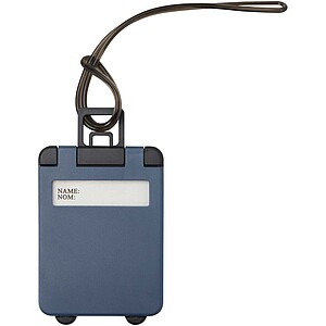 Traveler luggage tag, hale blue