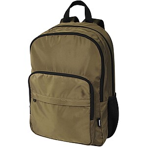 Trend Plus 15” GRS recycled laptop backpack 20L, forest green