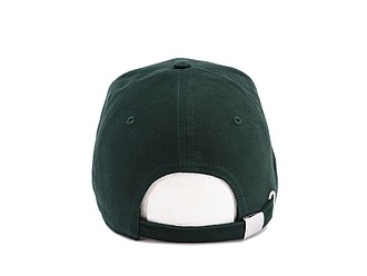 Trendy cap with sandwich visor, dark green