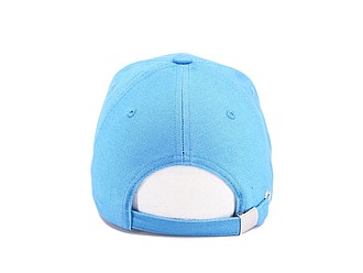 Trendy cap with sandwich visor, light blue