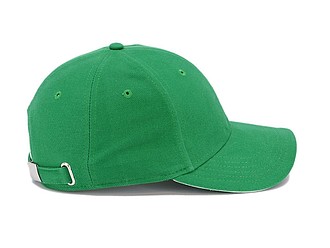Trendy cap with sandwich visor, medium green