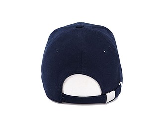 Trendy cap with sandwich visor, navy