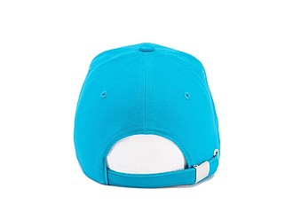 Trendy cap with sandwich visor, turquise