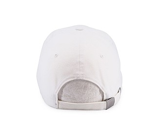 Trendy cap with sandwich visor, white