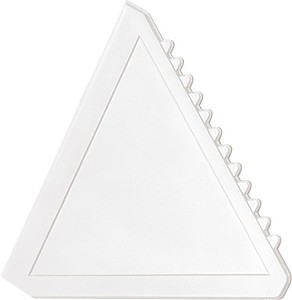 Triangular plastic ice scraperWhite