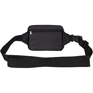 Trip Aware™ recycled travel crossbody bag 1L, solid black