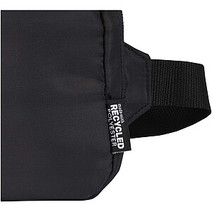 Trip Aware™ recycled travel crossbody bag 1L, solid black