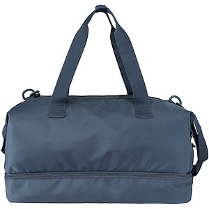 Trip Aware™ recycled travel duffel bag 42L, hale blue