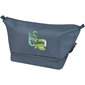 Trip Aware™ recycled travel toiletry bag 6L, hale blue