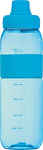 Tritan bottle with silicone grip, 750 ml, light blue