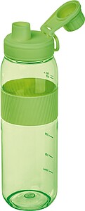 Tritan bottle with silicone grip, 750 ml, lIght green