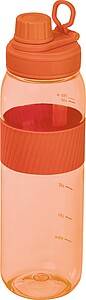 Tritan bottle with silicone grip, 750 ml, orange