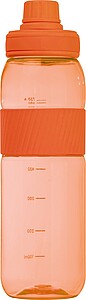Tritan bottle with silicone grip, 750 ml, orange