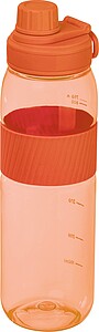 Tritan bottle with silicone grip, 750 ml, orange