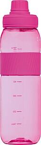 Tritan bottle with silicone grip, 750 ml, pink