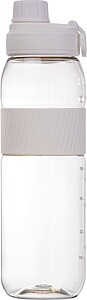Tritan bottle with silicone grip, 750 ml, white