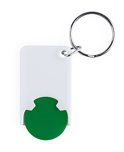trolley coin keyring