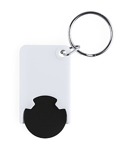 trolley coin keyring