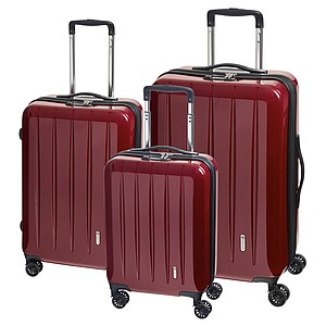 Trolley-set "London 2.0" 3-pcs, red