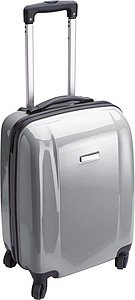 Trolley with four spinner wheels.Grey