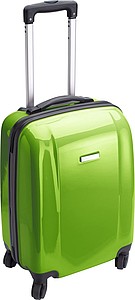 Trolley with four spinner wheels.Light green