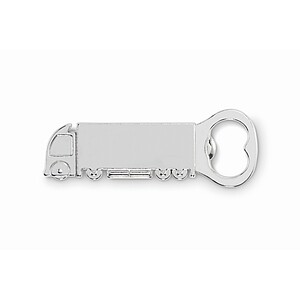 Truck shape bottle opener, matt silver
