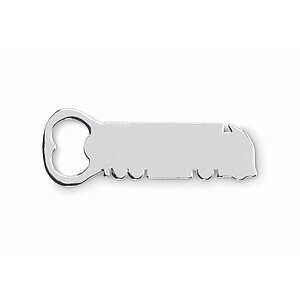 Truck shape bottle opener, matt silver