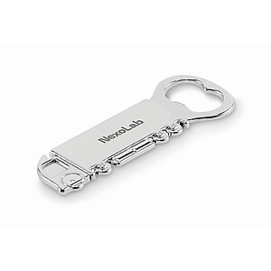 Truck shape bottle opener, matt silver