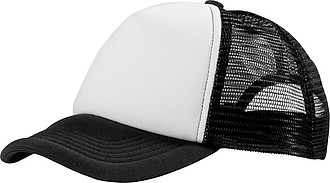 Trucker 5-panel cap, black