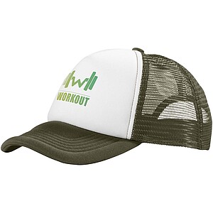 Trucker 5 panel cap, forest green