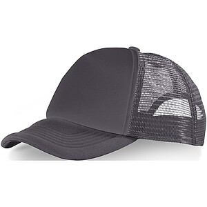 Trucker 5 panel cap, storm grey