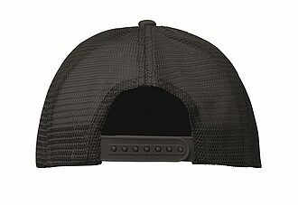 Truckers cap, white/black